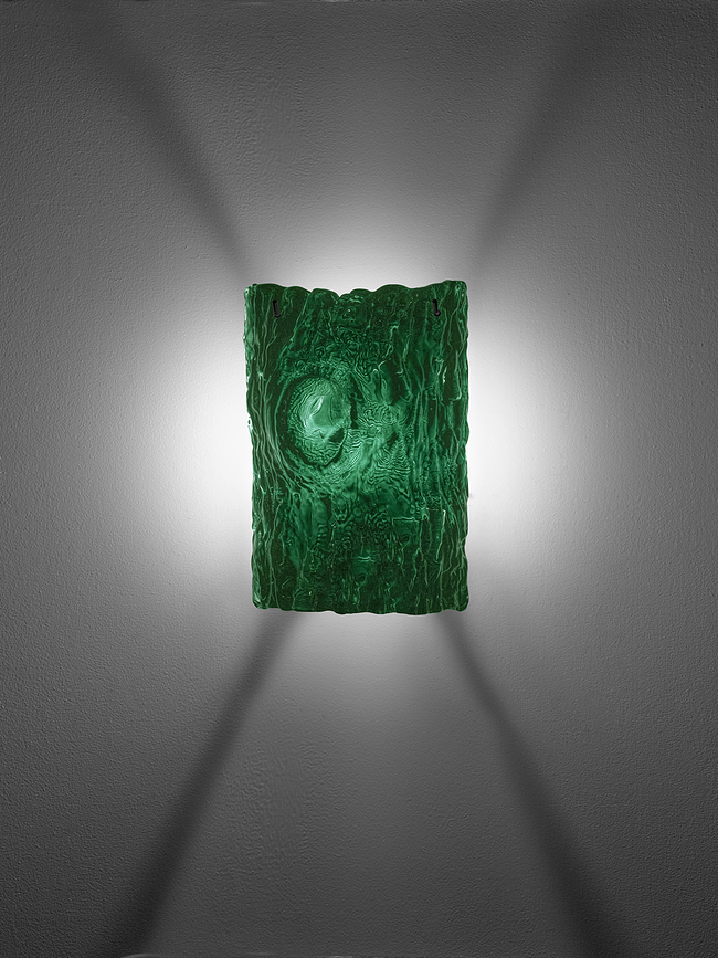 Aplique Oak, 26 cm, verde oscuro