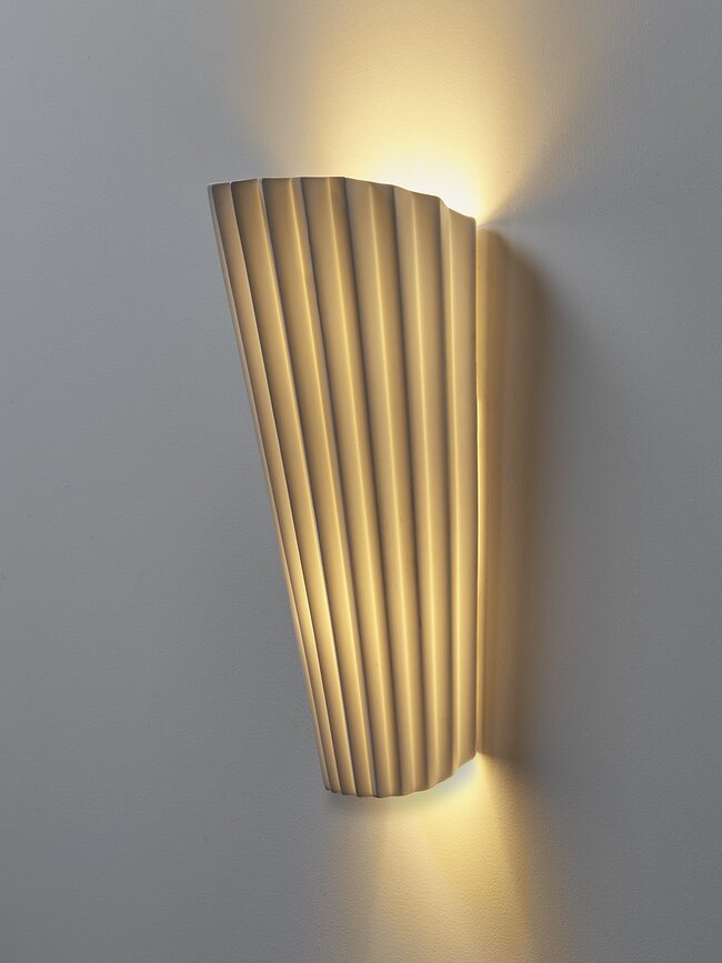 Aplique de pared Uala, blanco