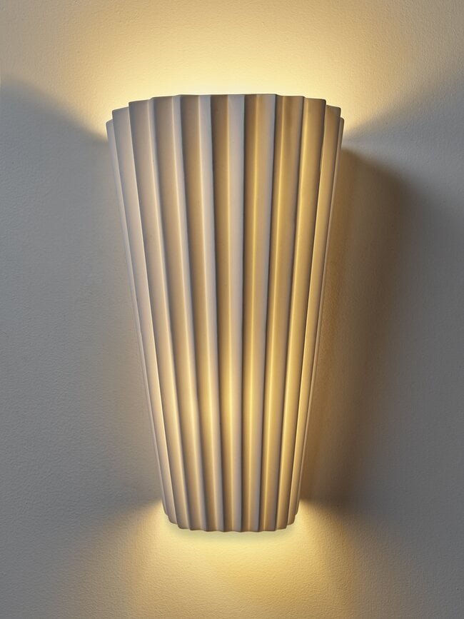 Aplique de pared Uala, blanco