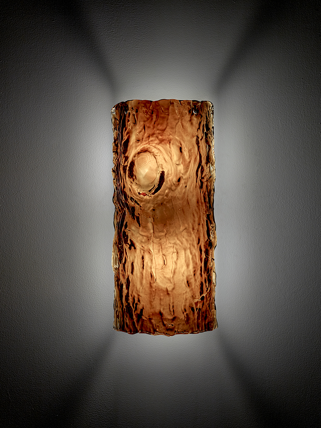 Aplique de Pared Oak, 30,5 cm, ámbar