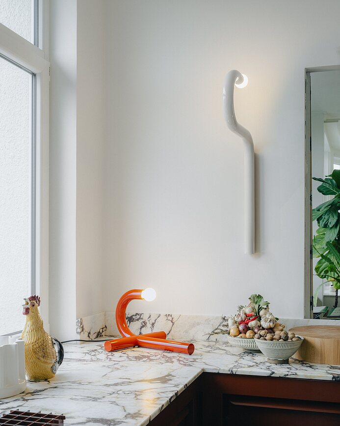 Applique murale Metro, jaune