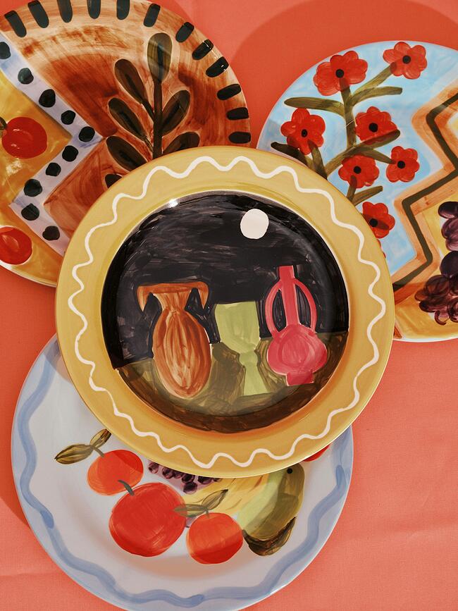 Assiettes plates Santiago de Borja 03 25,8 cm, lot de 2