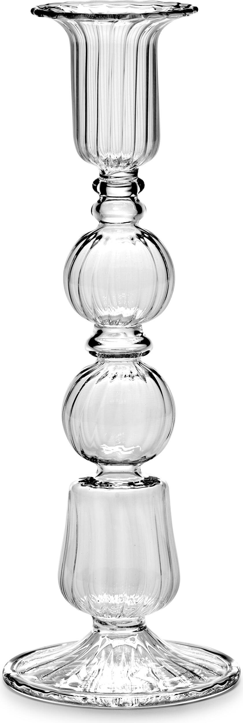 Astarte Kerzenhalter für klassische Kerzen, transparent