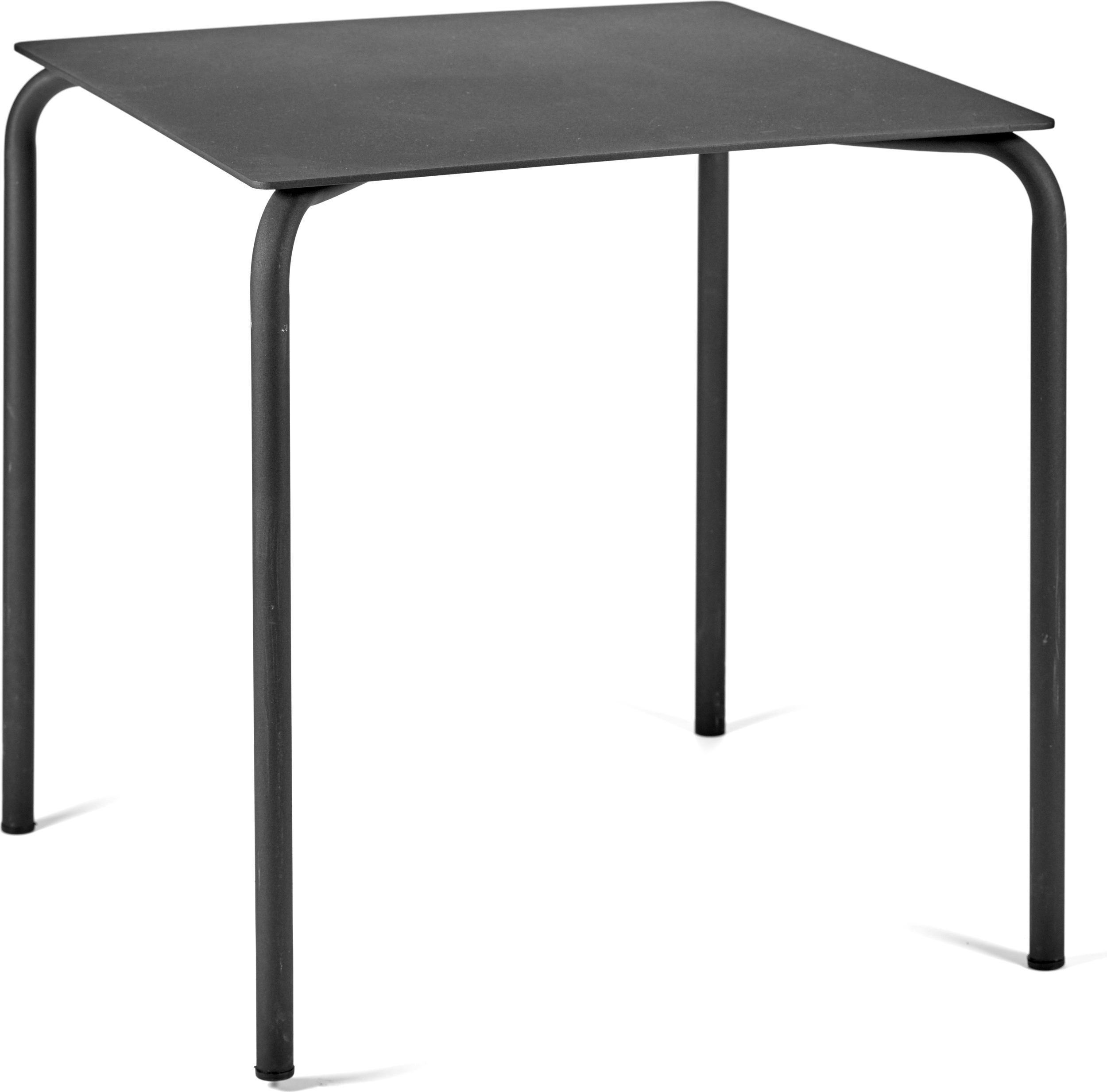 August Gartentisch 70 x 70 cm, schwarz