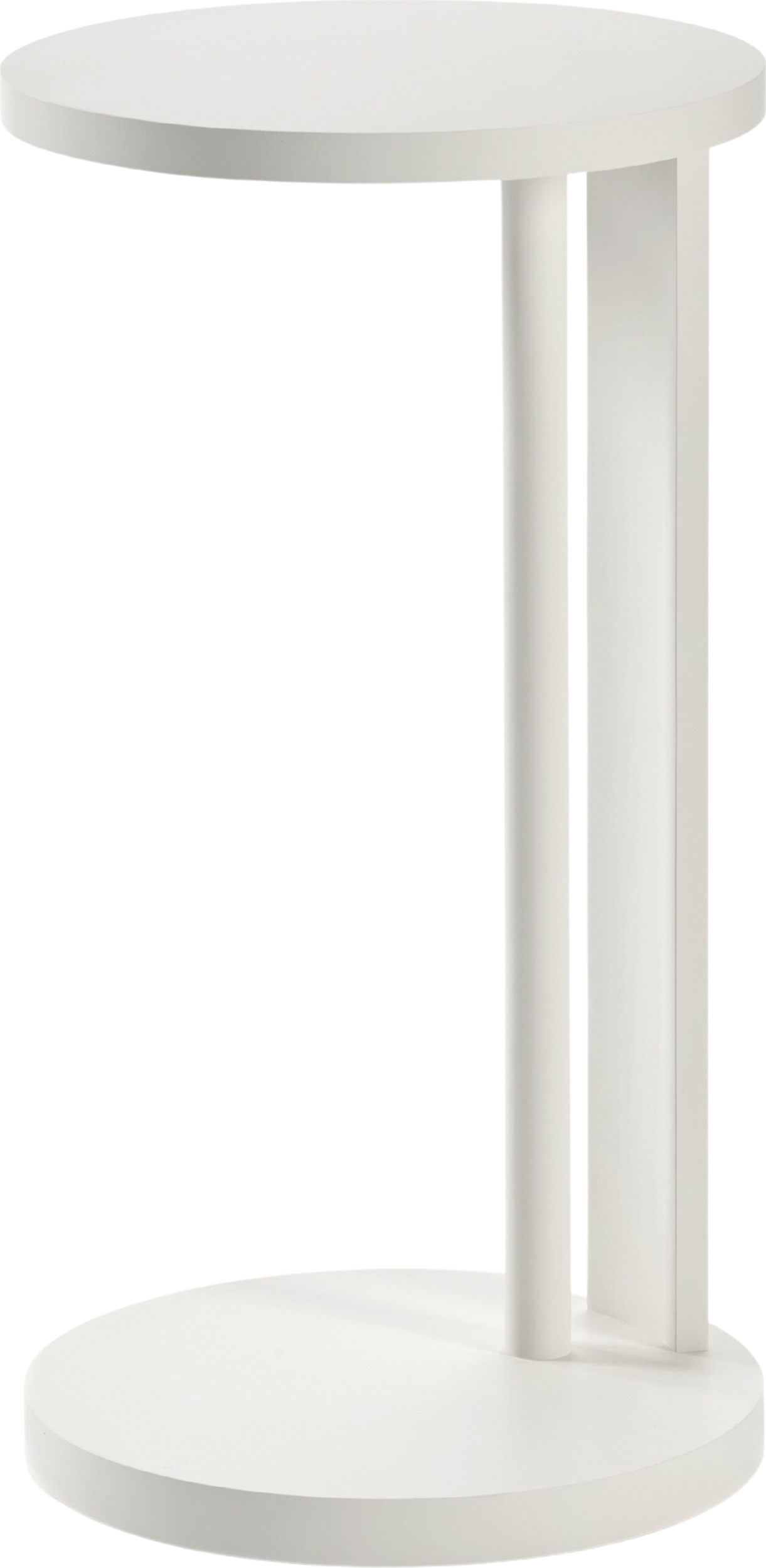 Aura Beistelltisch 72 cm, weiß, buchenholz