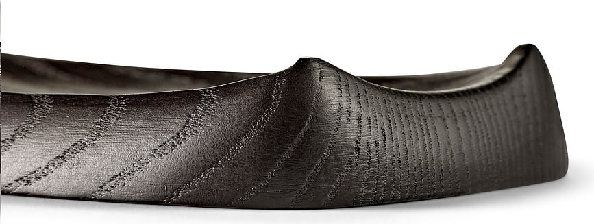 Bandeja decorativa Out of Lines, talla L, negra