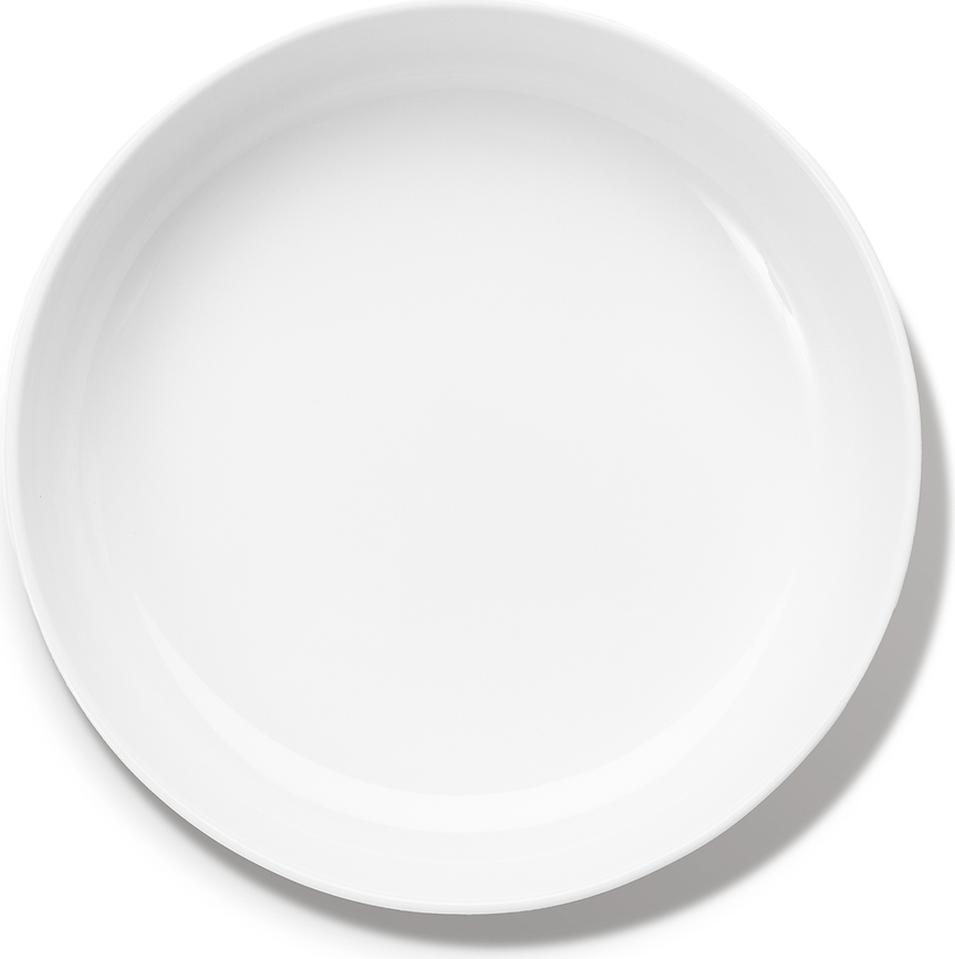 Base Assiette Creuse 20 cm, blanche, émaillée