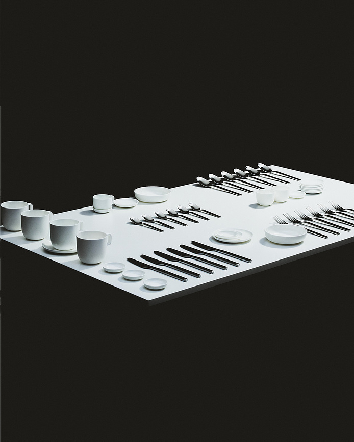 Base Βαθιά Πιάτα, 28 cm, λευκά, 4 τμχ