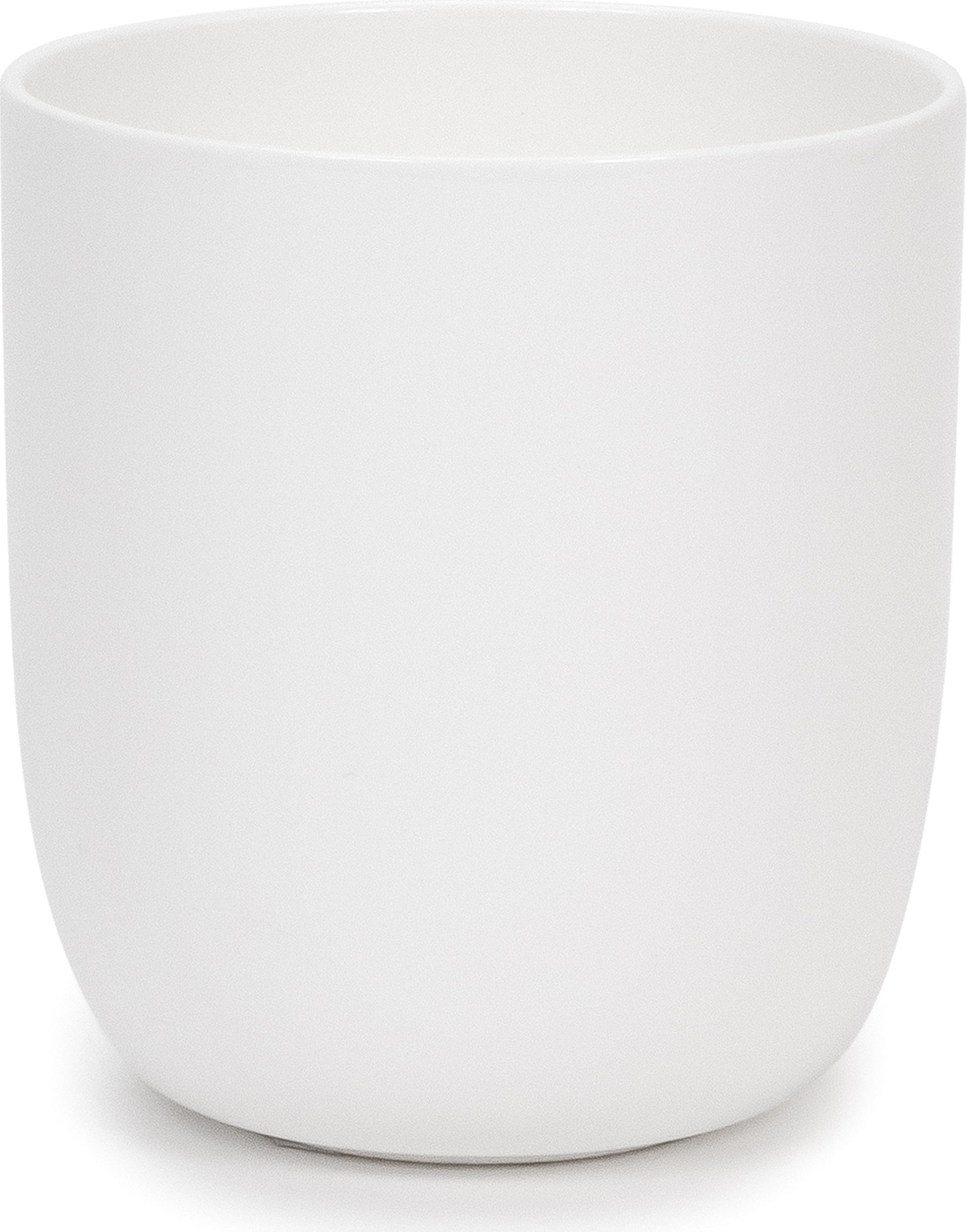 Porzellanbecher Base Becher 350 Ml, Weiß, Glasiert