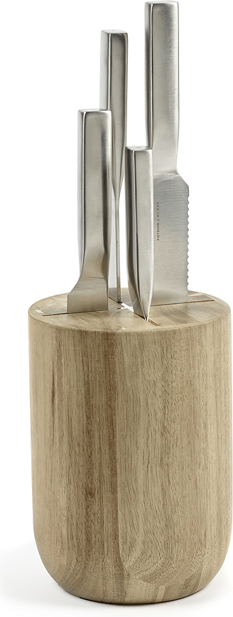 Base Bloc de Couteaux, 4 couteaux, Set 5 pièces