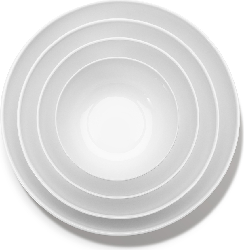 Base Bol 12 cm, blanc, émaillé