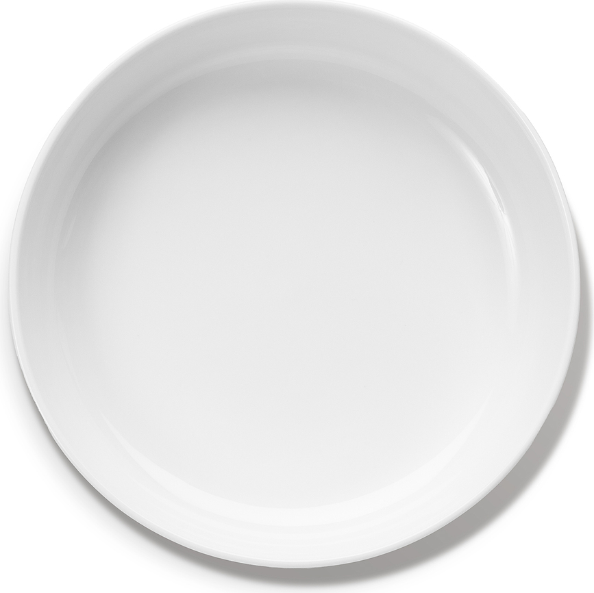 Base Bol 24 cm, blanc, émaillé