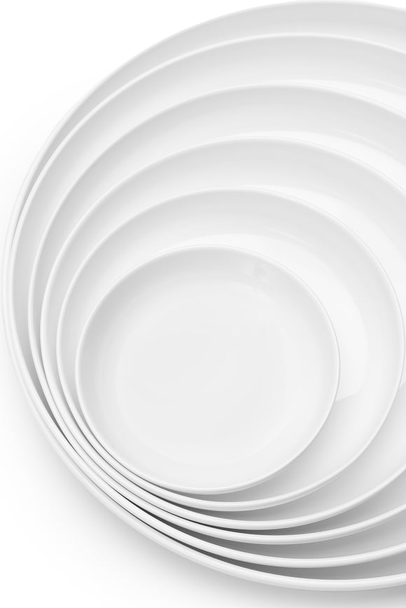 Base Bols 16 cm, blancs, lot de 4