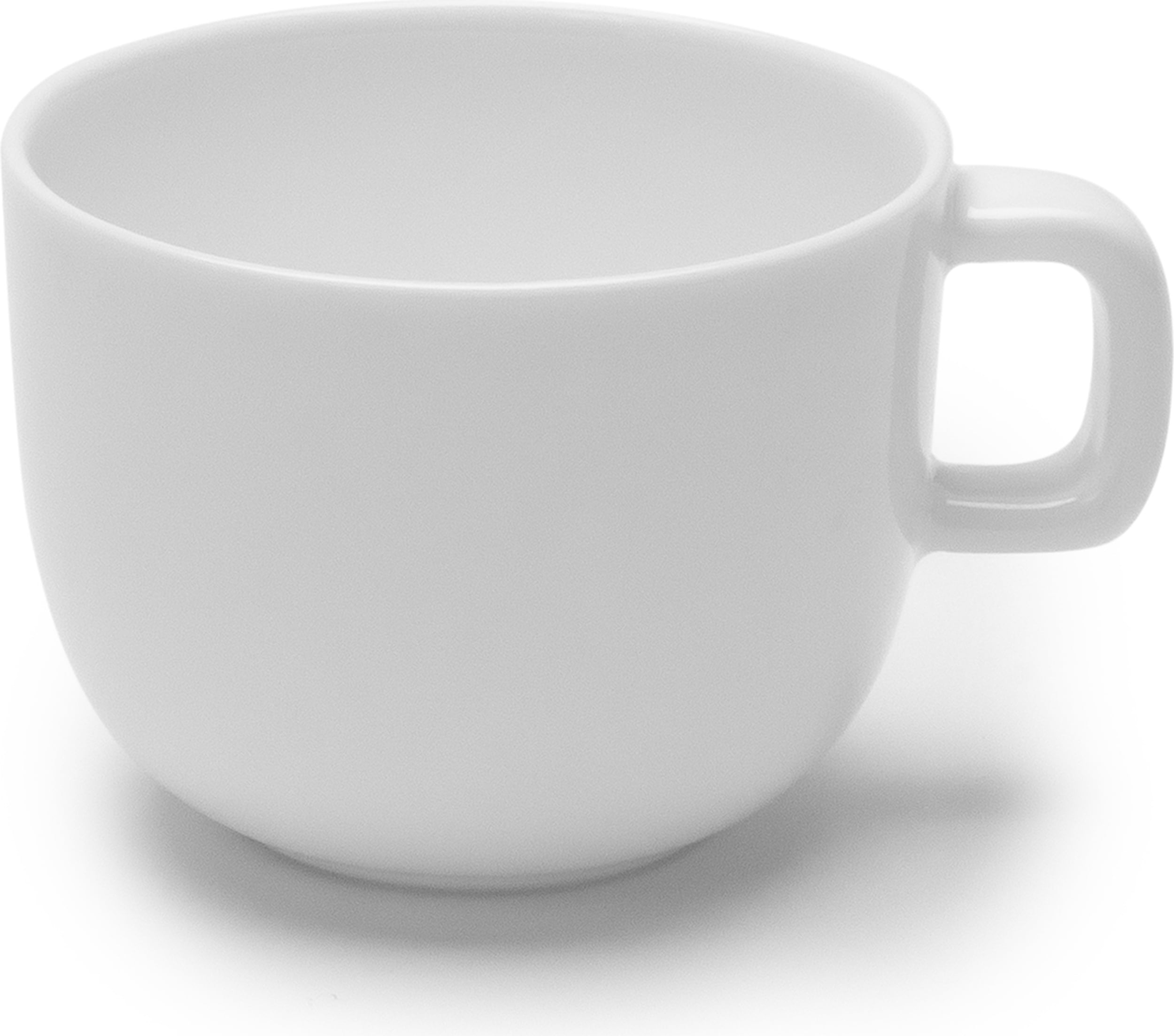 Base Espressotasse 100 ml, glasiert, weiß
