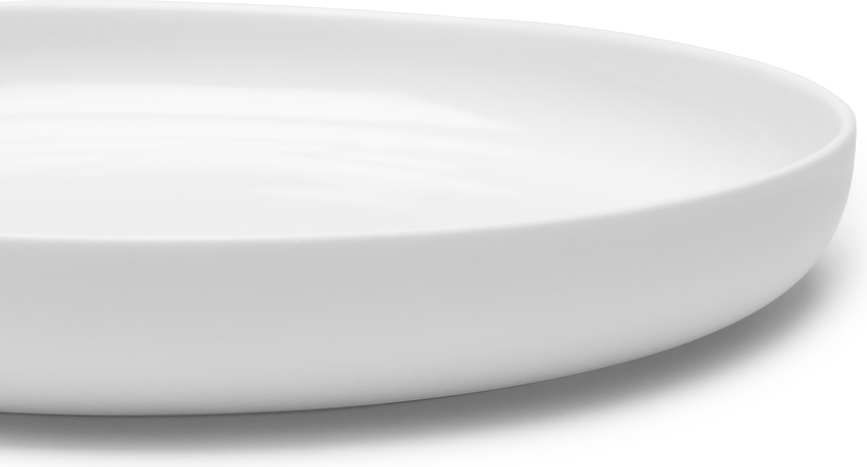 Base Jedilni Krožnik globok, 24 cm, bel