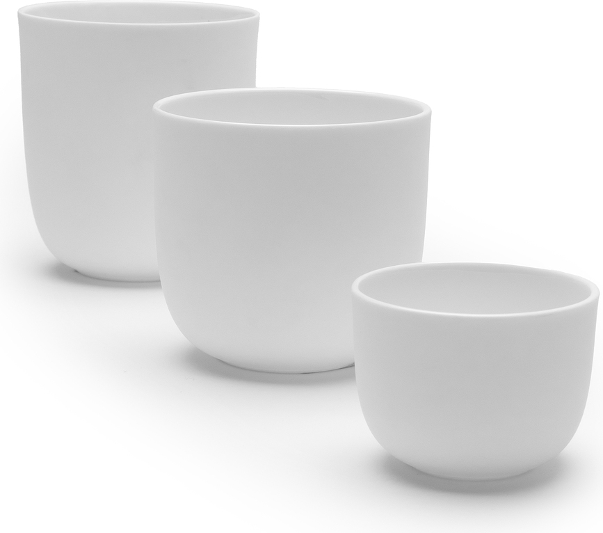 Base Kaffemuggar 300 ml, vita, 4 st