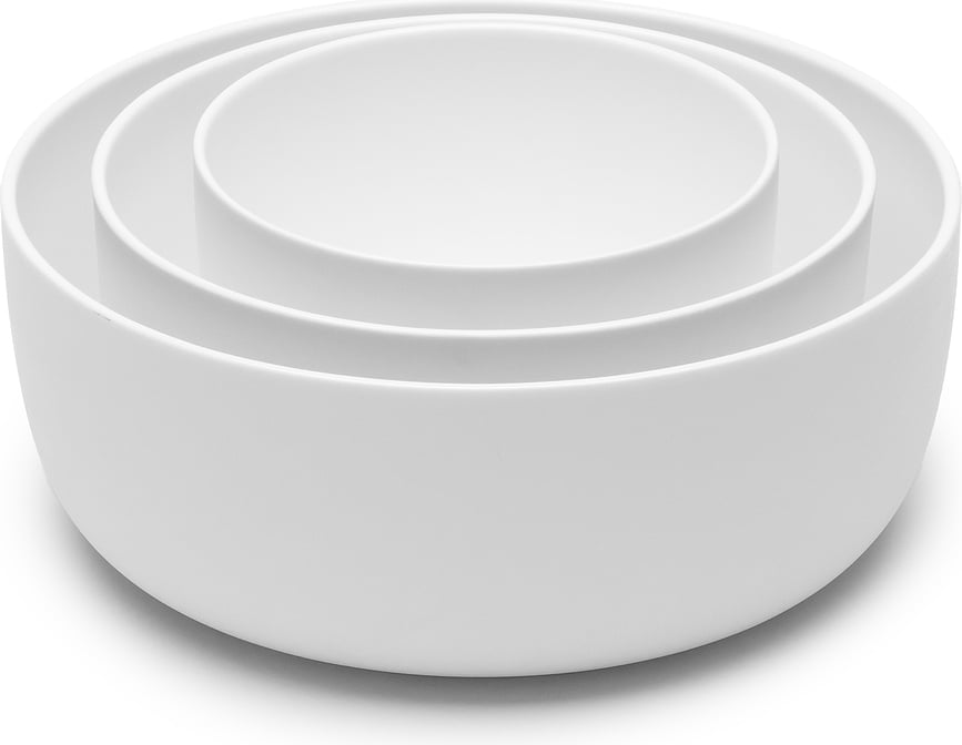 Base Skålar höga 20 cm, vita, 2 st