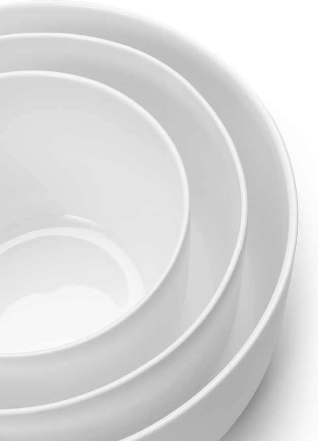 Base Skleda globoka, 20 cm, bela