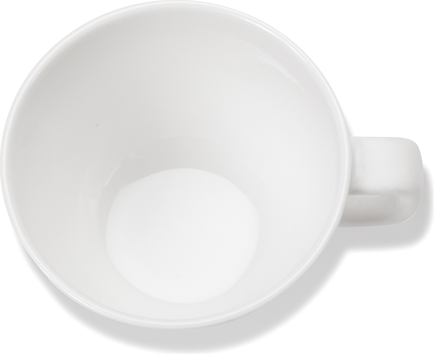 Base Skodelica za espresso, 100 ml, bela, glazirana