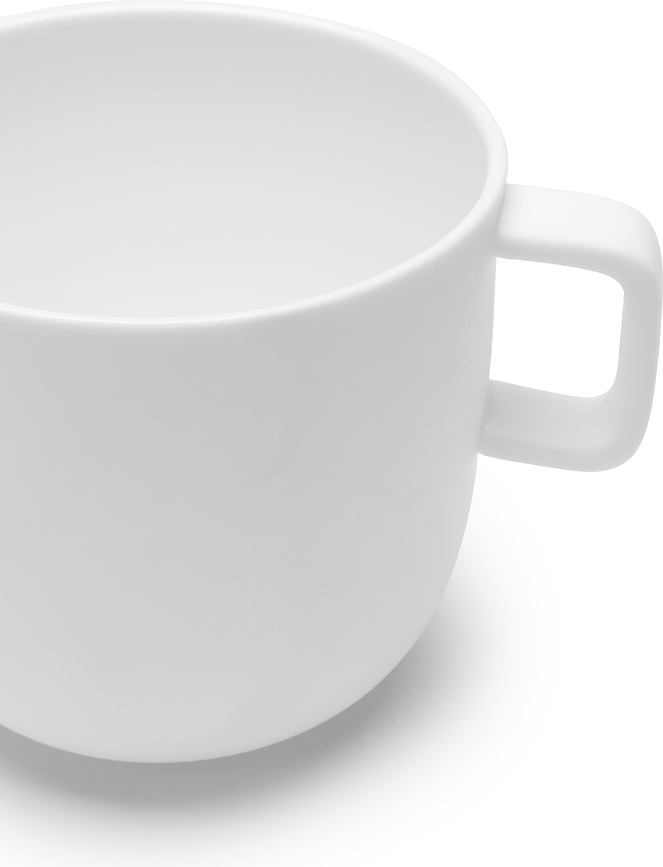 Base Tasse à café 300 ml, blanche, émaillée