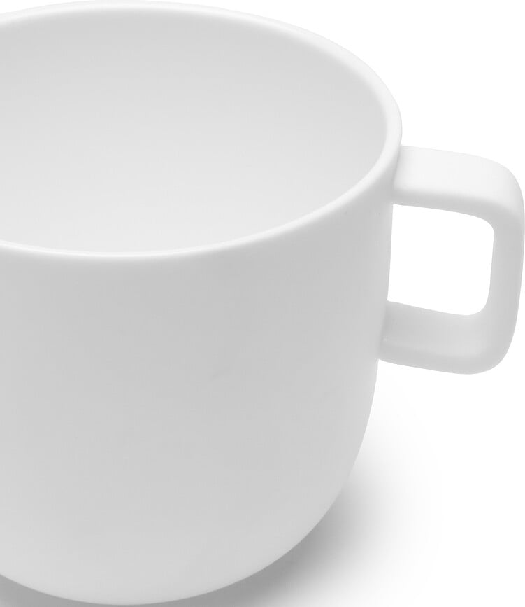 Base Tasses à café 300 ml, blanches, lot de 4