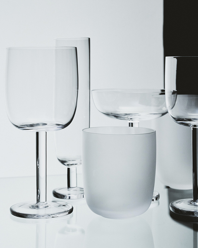 Base Verres, 450 ml, givrés, Lot de 4