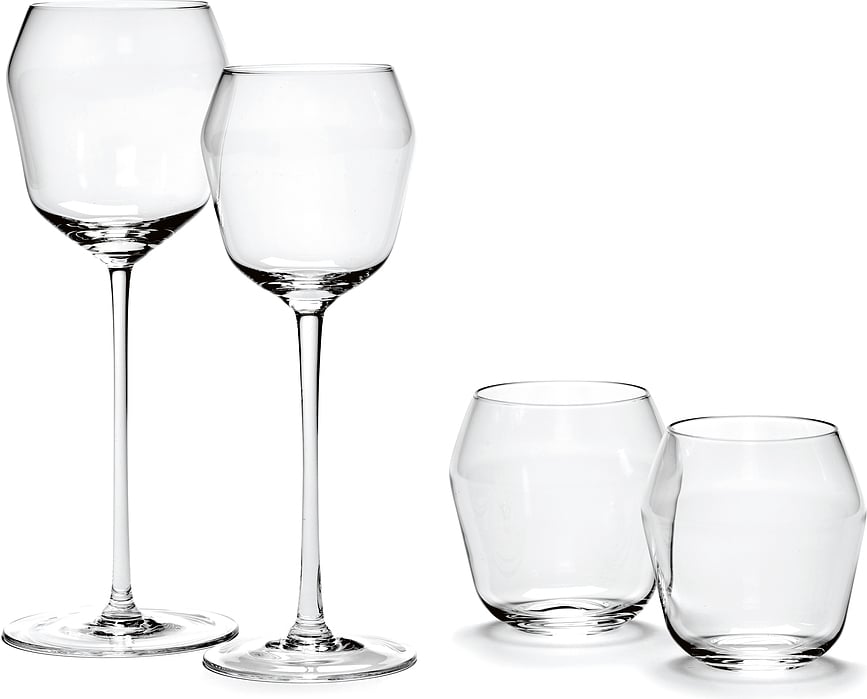 Billie Verres 300 ml, transparents, Lot de 4