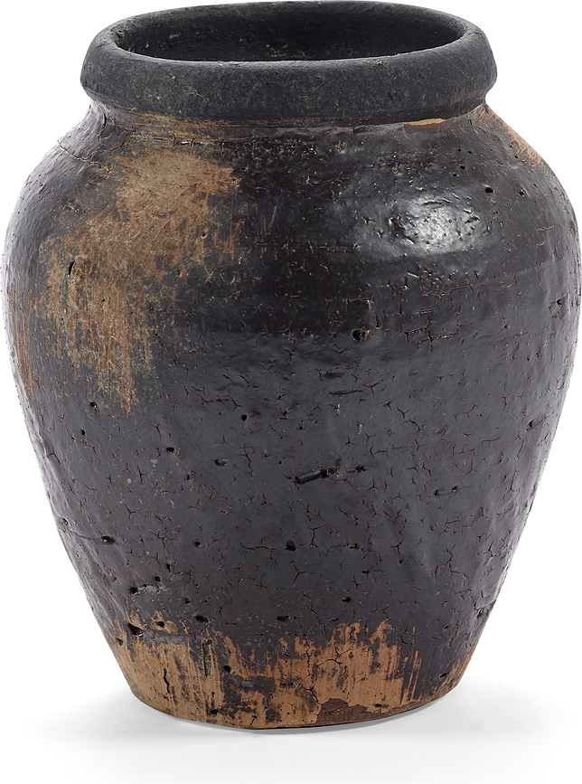 Black Ancient vase 16,5 cm