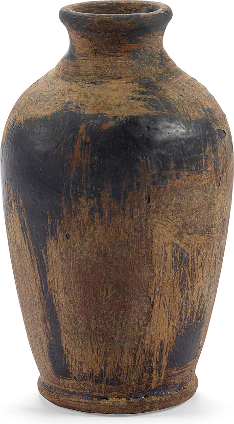 Black Ancient Vase décoratif, 20,5 cm