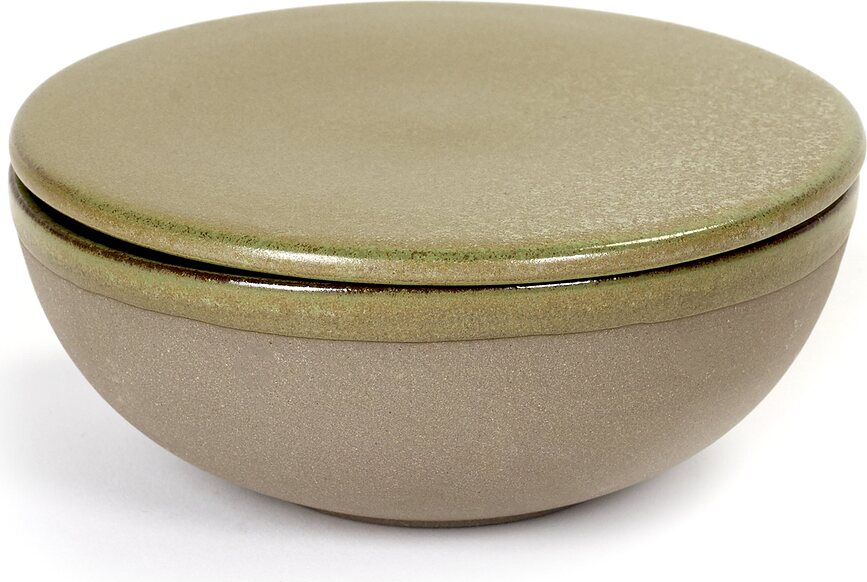 Bol à collation avec couvercle Surface, brun