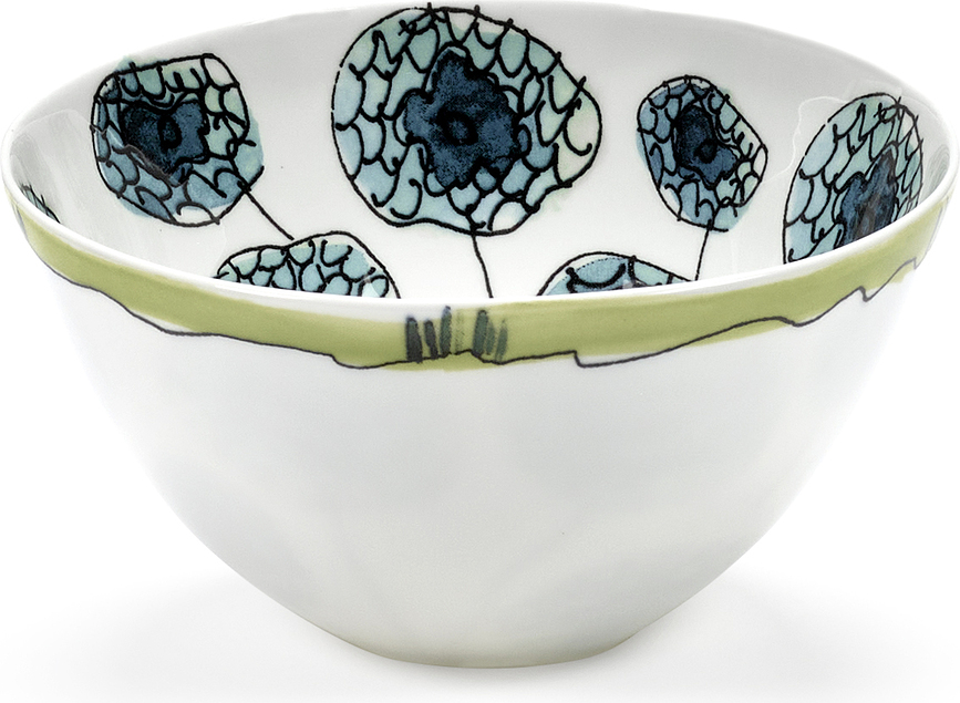 Bol Midnight Flowers, 12 cm