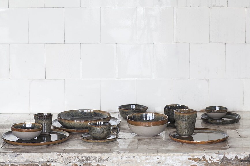 Cuencos Surface, 9 cm, color óxido, 4 unidades