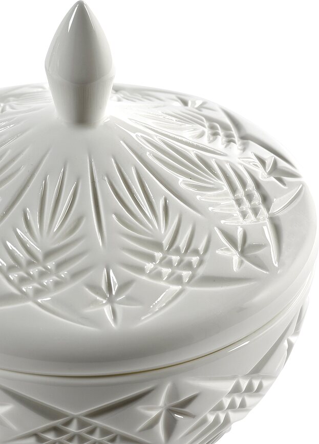 Bombonera de porcelana Josephine, negra