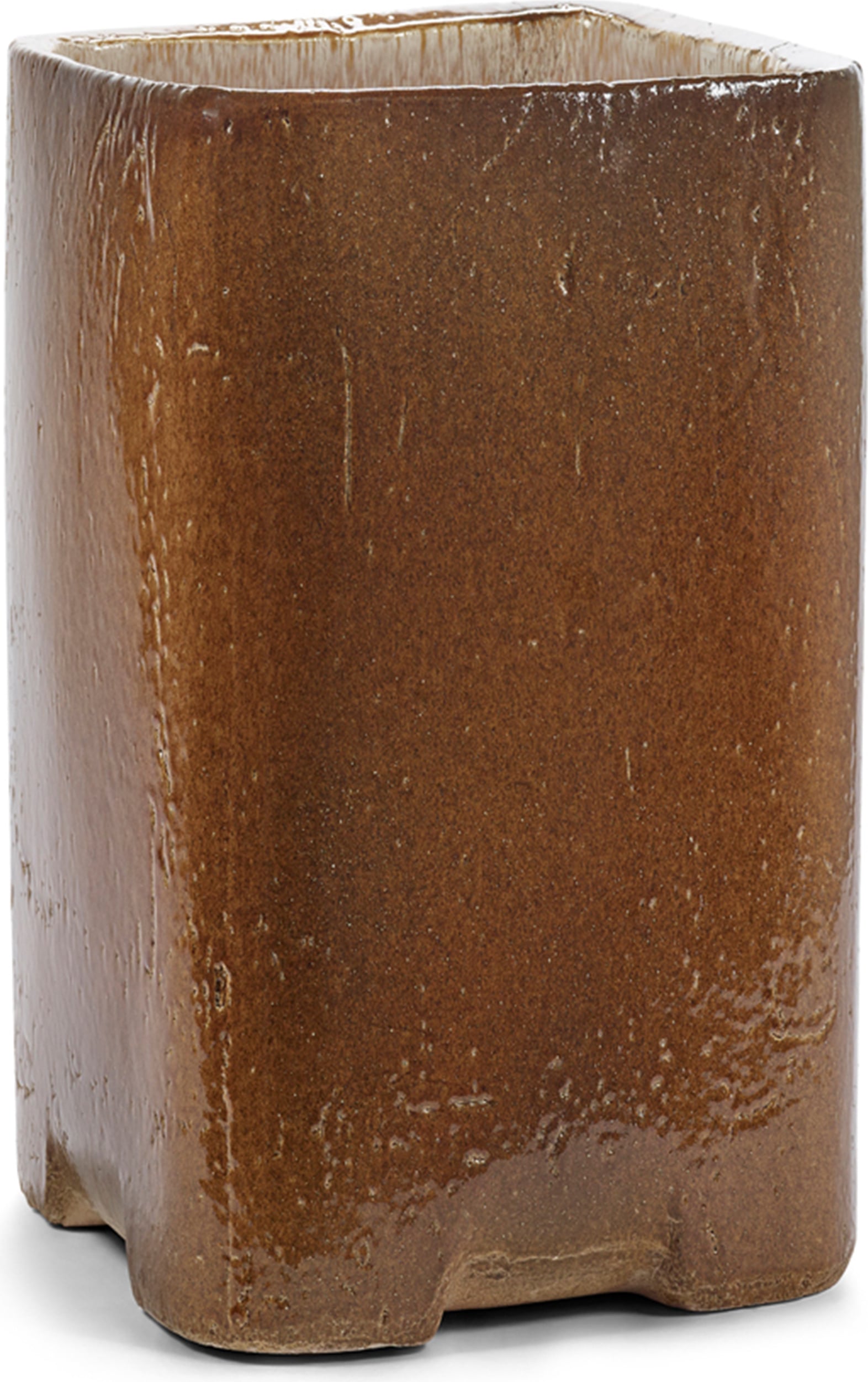Stehende Pflanzgefäße Book Pflanzenständer 20, 5 Cm, Braun