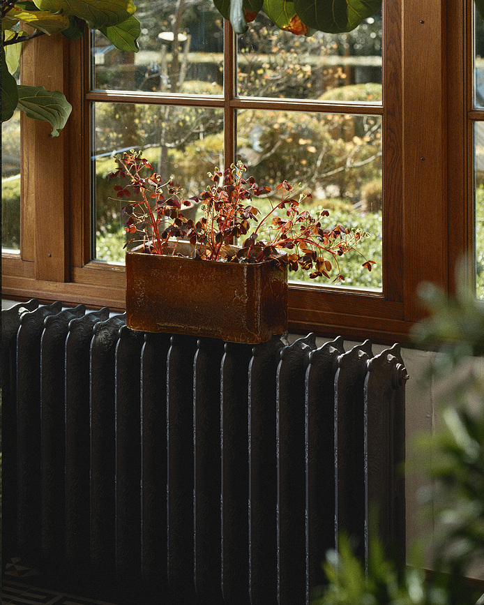 Book Porte-plantes 40,5 cm, marron