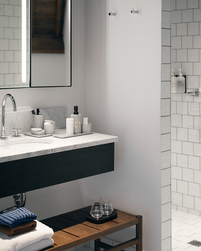 Bote de Baño redondo Cose, 12,6 cm, gris oscuro