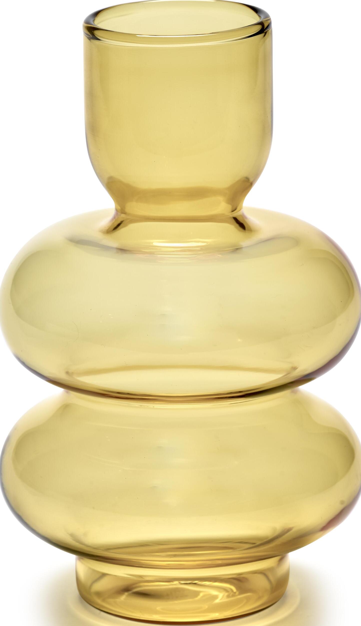Bubble Vase 15,4 cm, gelb