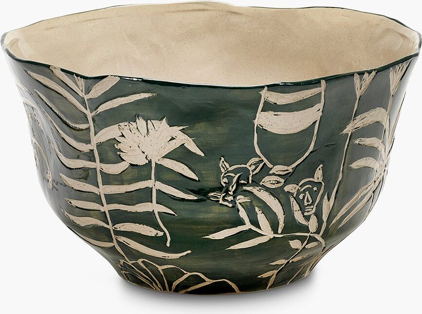 Cache-pot Mix 42 cm vert foncé