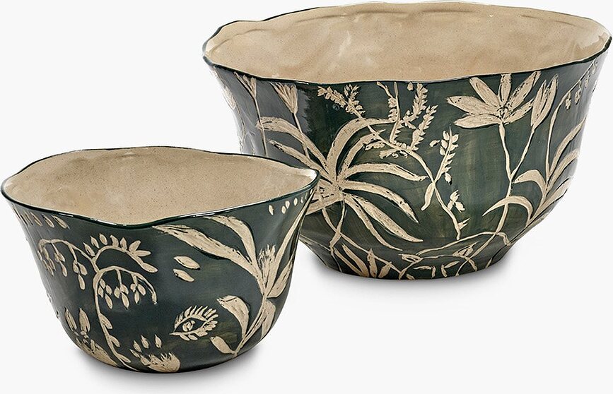 Cache-pot Mix 42 cm vert foncé