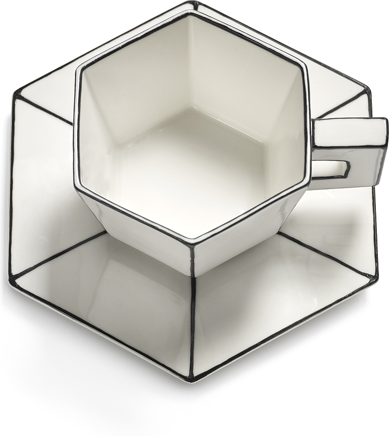 Carte Blanche Tasse à cappuccino, Set 2 pièces