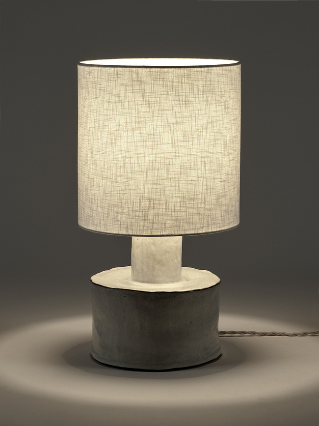 Catherine Stolna Lampa 47 cm crveno-bež