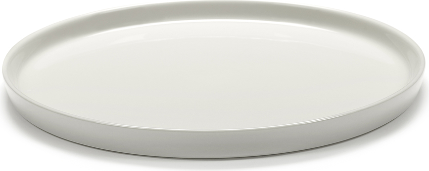 Cena Assiette de Table à bord haut, 26 cm, ivoire