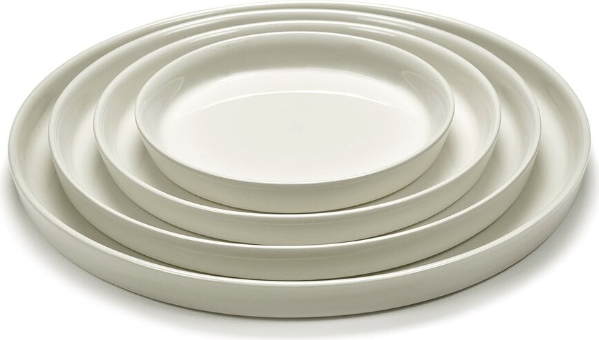 Cena Assiettes à Apéritif hautes, 14 cm, ivoire, Lot de 4