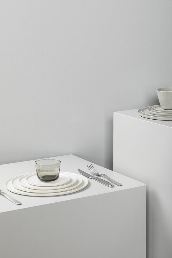 Cena Assiettes à Dessert, 18 cm, ivoire, Lot de 4