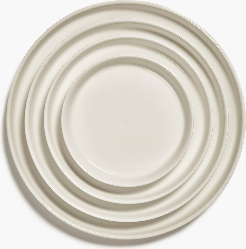 Cena Πιάτο Γλυκού ψηλό, 18 cm, ιβουάρ