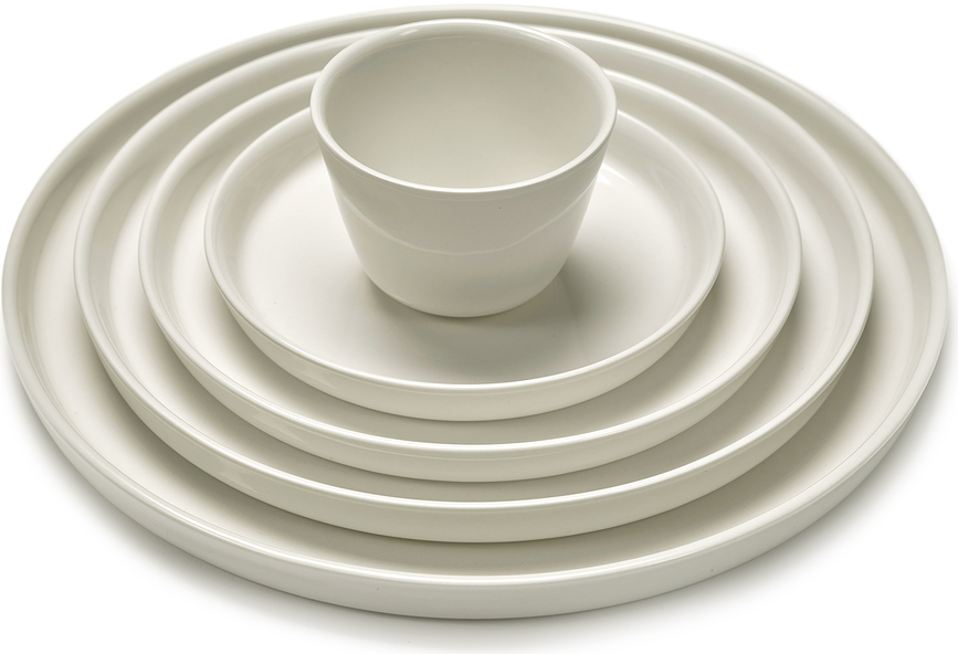 Cena Πιάτο Σνακ βαθύ, 14 εκ., ιβουάρ