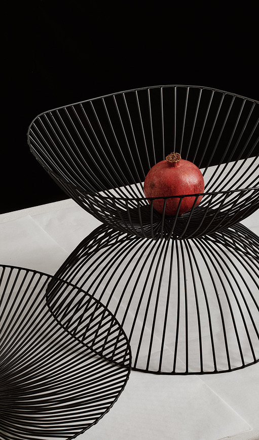 Cesira Φρουτιέρα, 39 cm, μαύρη