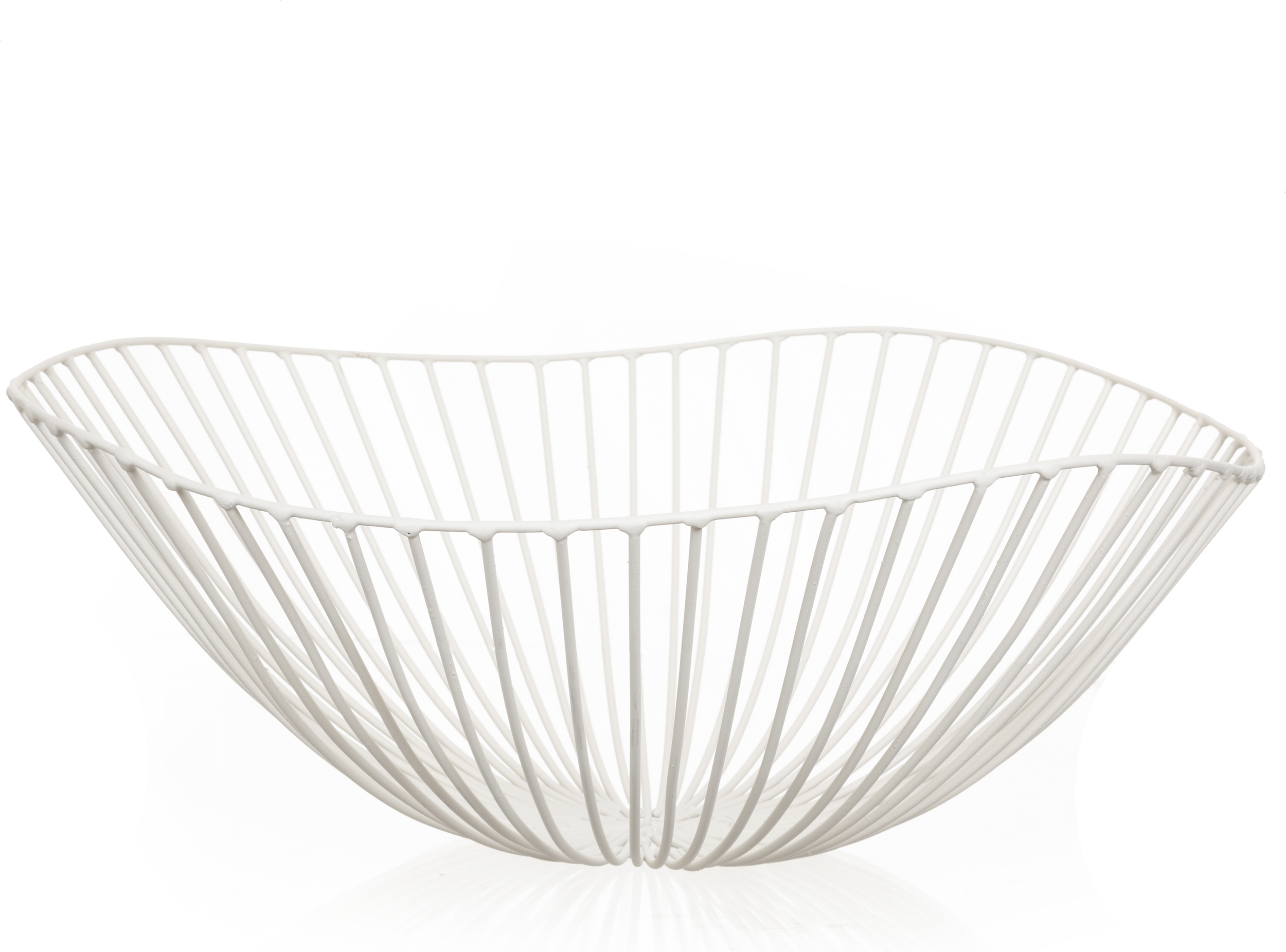 Schalen, Körbe und Servierplatten Cesira Obstkorb 39 Cm, Weiß
