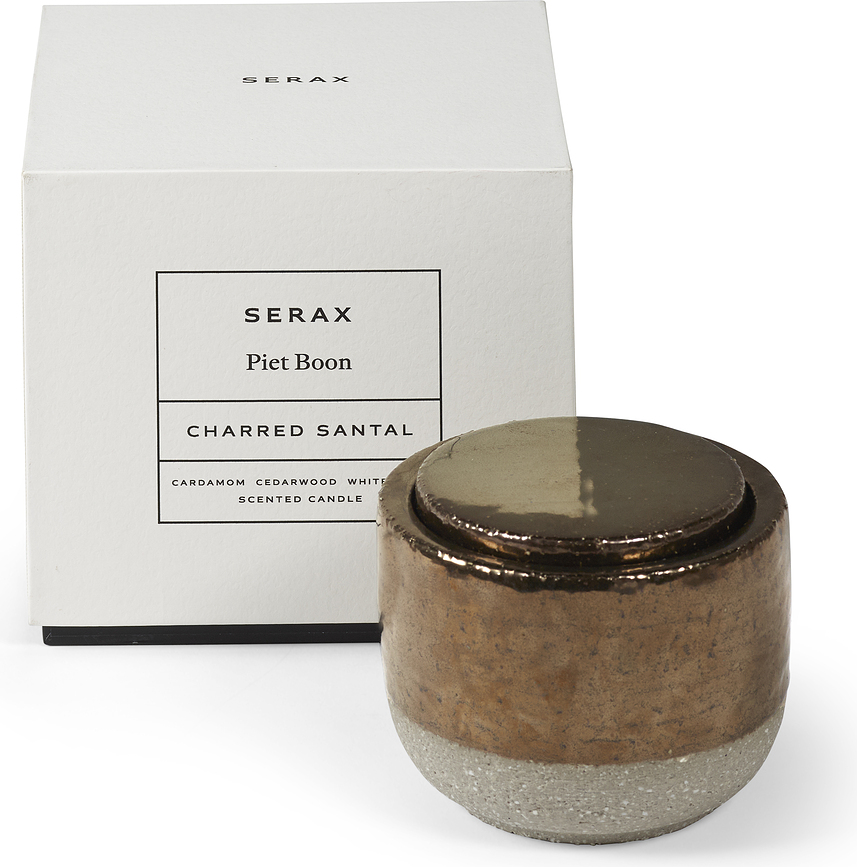 Charred Santal Bougie Parfumée, 13 cm