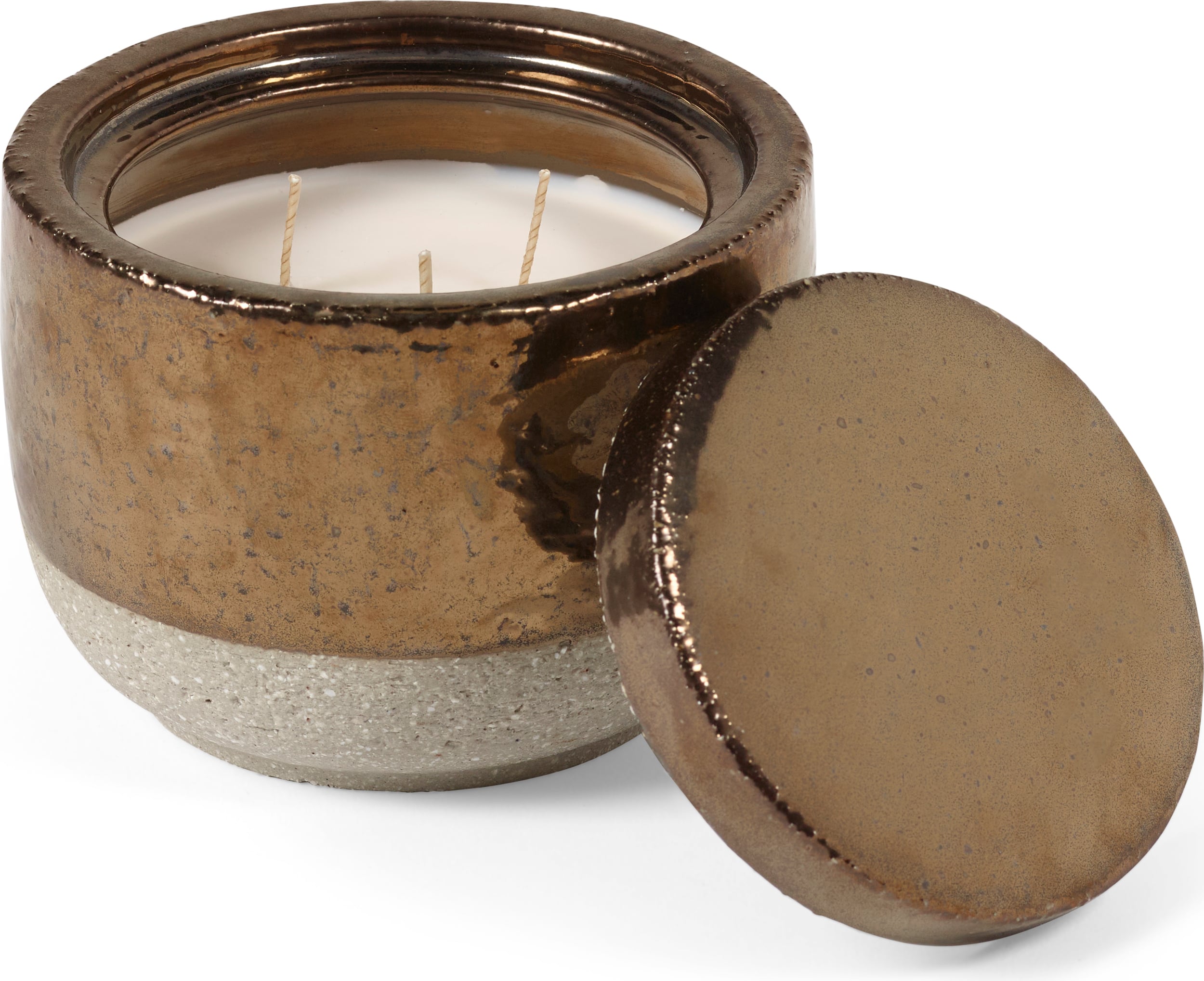 Charred Santal Duftkerze, 10,5 cm